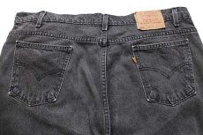 画像5: 90s USA製 Levi'sリーバイス 550 ブラック デニムパンツ w42 L32★SDP1664 (5)