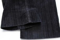 画像8: 90s イタリア製 Levi'sリーバイス 458 ランダム コーデュロイパンツ 薄黒 w32★ユーロ (8)