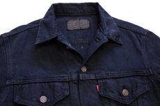 画像3: 80s USA製 Levi'sリーバイス 70506 ブラック デニムジャケット 4ポケット 後染め 38R (3)