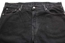 画像4: Levi'sリーバイス 505 ブラック デニムパンツ w40 L30★SDP1690 (4)