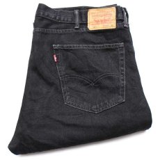 画像1: Levi'sリーバイス 505 ブラック デニムパンツ w40 L30★SDP1690 (1)