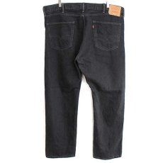 画像3: Levi'sリーバイス 505 ブラック デニムパンツ w40 L30★SDP1690 (3)