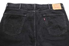 画像5: Levi'sリーバイス 505 ブラック デニムパンツ w40 L30★SDP1690 (5)