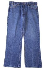 画像2: 80s USA製 Levi'sリーバイス 517 デニムパンツ カスタム w36★57 ブーツカット (2)