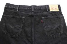 画像5: Levi'sリーバイス 505 ブラック デニムパンツ w40 L32★SDP1694 (5)