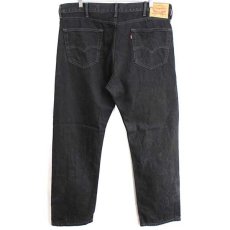 画像3: Levi'sリーバイス 505 ブラック デニムパンツ w40 L32★SDP1694 (3)