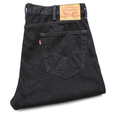 画像1: Levi'sリーバイス 505 ブラック デニムパンツ w40 L32★SDP1694 (1)