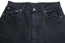 画像4: 00s ハンガリー製 Levi'sリーバイス 501 ブラック デニムパンツ w34 L30★SDP1722 ユーロ (4)