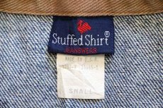 画像4: 80s USA製 Stuffed Shirt JEANSWEAR デニム カバーオール (4)