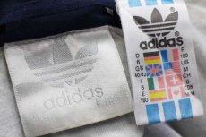 画像4: 90s adidasアディダス トレフォイル ロゴ刺繍 ジャケット 紺×白 M (4)