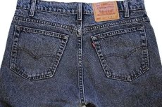 画像5: 90s USA製 Levi'sリーバイス 505 ケミカルウォッシュ カラーデニムパンツ カスタム 後染め 紺 w34 L30★112 アシッド (5)