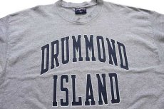 画像3: 90s USA製 JANSPORTジャンスポーツ DRUMMOND ISLAND コットン 長袖Tシャツ 杢グレー XL (3)