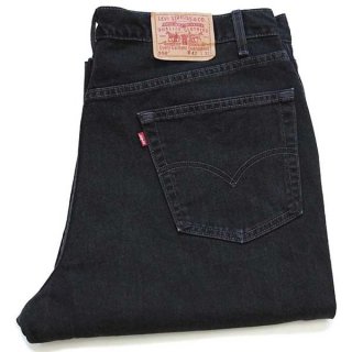 90s USA製 Levi'sリーバイス 550 ブラック デニムパンツ w42 L32 