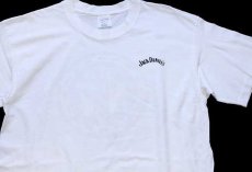 画像3: 90s USA製 JACK DANIEL'S ジャックダニエル OLD No.7 ビッグロゴ コットンTシャツ 白 L (3)