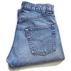 画像1: 80s USA製 Levi'sリーバイス 505 黒カン デニムパンツ w30 (1)