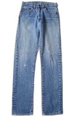 画像2: 80s USA製 Levi'sリーバイス 505 黒カン デニムパンツ w30 (2)