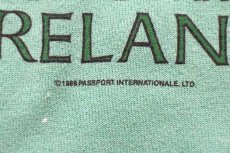 画像5: 80s USA製 Healthknit MOYER'S IRELAND スウェット ライトグリーン L (5)