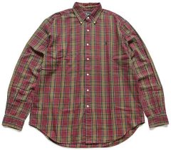 50s CISCO CHALLA CLOTH タータンチェック ウール×コットンシャツ M