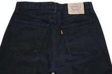 画像5: 00s マルタ製 Levi'sリーバイス 615 ブラック デニムパンツ w33★ユーロ (5)