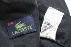 画像4: 90s LACOSTE ラコステ ワンポイント キルティングベスト 薄黒 52/4 (4)