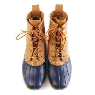 USA製 L.L.Bean 6ホール ビーンブーツ タン×ブラウン 9M - Sixpacjoe Web Shop