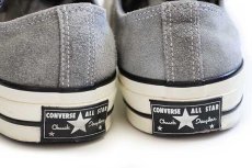 画像7: CONVERSEコンバース Chuck Taylorチャックテイラー CT70 Low スエード グレー 7.5★スニーカー (7)