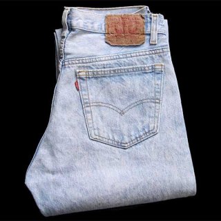 90s USA製 Levi'sリーバイス 550 ケミカルウォッシュ デニムパンツ w34