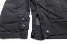 画像6: USA製 Blauer テープ付き キルティングライナー GORE-TEXゴアテックス ポリスマンジャケット 黒 42R (6)