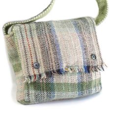 画像1: 英国製 TWEEDMILL Random Recycled Bag ウール ショルダーバッグ (1)