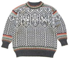 90s USA製 Woolrichウールリッチ ノルディック柄 ウールニット