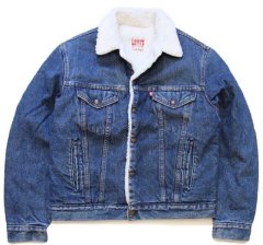 80s USA製 Levi'sリーバイス ボアライナー デニムジャケット 4ポケット