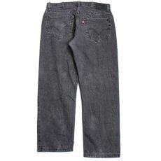 画像3: 00s メキシコ製 Levi'sリーバイス 505 ブラック デニムパンツ w38★SDP2343 (3)