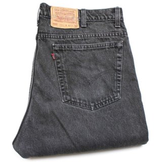 90s USA製 Levi'sリーバイス 505 ブラック デニムパンツ w32 L30