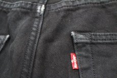 画像8: LEVI'Sリーバイス PREMIUM 501 BIGE ブラック デニムパンツ w30 L30★SDP2441 (8)