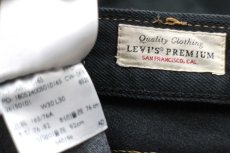 画像7: LEVI'Sリーバイス PREMIUM 501 BIGE ブラック デニムパンツ w30 L30★SDP2441 (7)