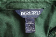 画像4: 00s LANDS'ENDランズエンド EcoSystem AC Gearless EcoDisc 刺繍 チンスト付き コットンジャケット 緑 L (4)