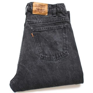 90s カナダ製 Levi'sリーバイス 619 ブラック デニムパンツ w31 L32