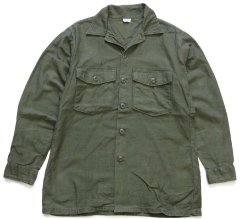 70s 米軍 U.S.ARMY ウールシャツ オリーブグリーン XS - Sixpacjoe