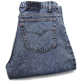 90s USA製 Levi'sリーバイス 550 ケミカルウォッシュ デニムパンツ w31 