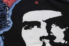 画像5: CHEGUEVARA チェゲバラ 両面プリント コットンTシャツ 黒 L (5)