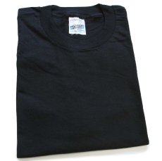 画像1: デッドストック★90s アイルランド製 SCREEN STARS 無地 コットンTシャツ 黒 L (1)