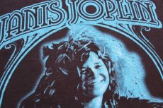 画像5: 00s JANIS JOPLIN ジャニスジョプリン コットンTシャツ 焦げ茶 (5)