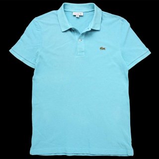 80s USA製 IZOD LACOSTE ラコステ ワンポイント コットン 鹿の子 ポロシャツ エメラルドグリーン M - Sixpacjoe  Web Shop