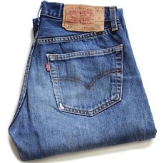 画像1: 00s ポーランド製 Levi'sリーバイス 501 デニムパンツ ヒゲ w31 L32★112 ユーロ (1)