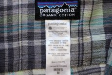 画像4: patagoniaパタゴニア Steersman Shirt ステアーズマン マドラスチェック オーガニックコットン ガーゼシャツ M (4)