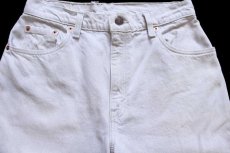 画像4: 90s USA製 Levi'sリーバイス 551 先染め カラーデニムパンツ ライトグレーベージュ 10 MED (4)