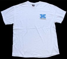 画像2: 00s Hanes HOLDER hp ロゴ コットンTシャツ 白 XL (2)