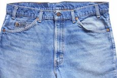 画像4: 90s USA製 Levi'sリーバイス ダメージ デニムパンツ ヒゲ w36 (4)