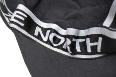 画像7: THE NORTH FACEノースフェイス ロゴ刺繍 ナイロンキャップ 黒 (7)