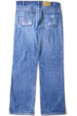 画像3: 90s USA製 Levi'sリーバイス ダメージ デニムパンツ ヒゲ w36 (3)